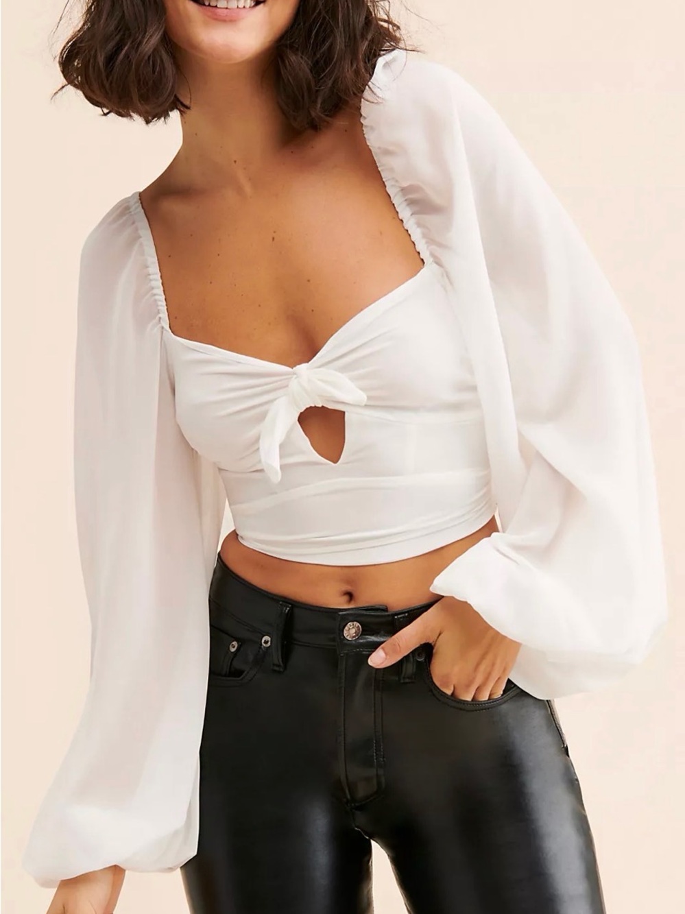 For Love & Lemons Trisha Crop Top